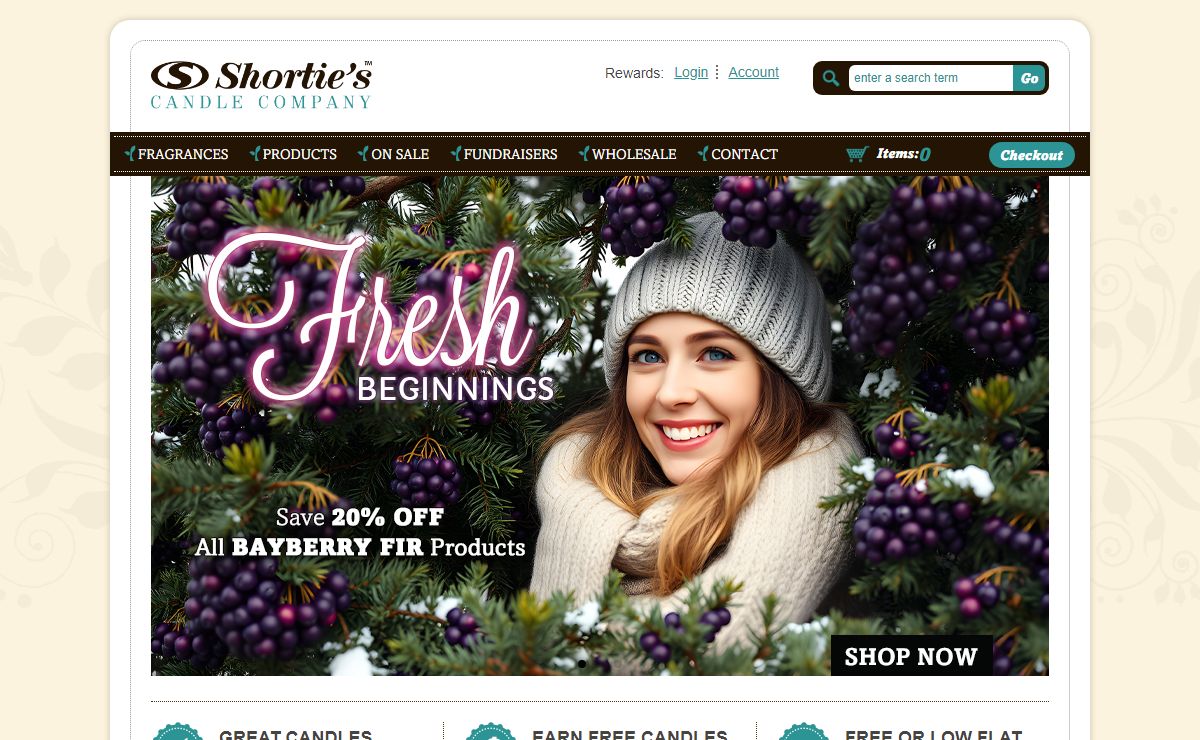 Shorties Candle Company | Great Scented Candles, Wax Melts & More