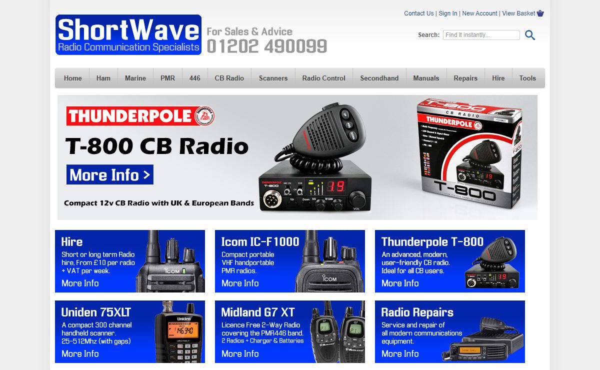 Shortwave UK - PMR, Amateur & CB Radio - shortwave.co.uk