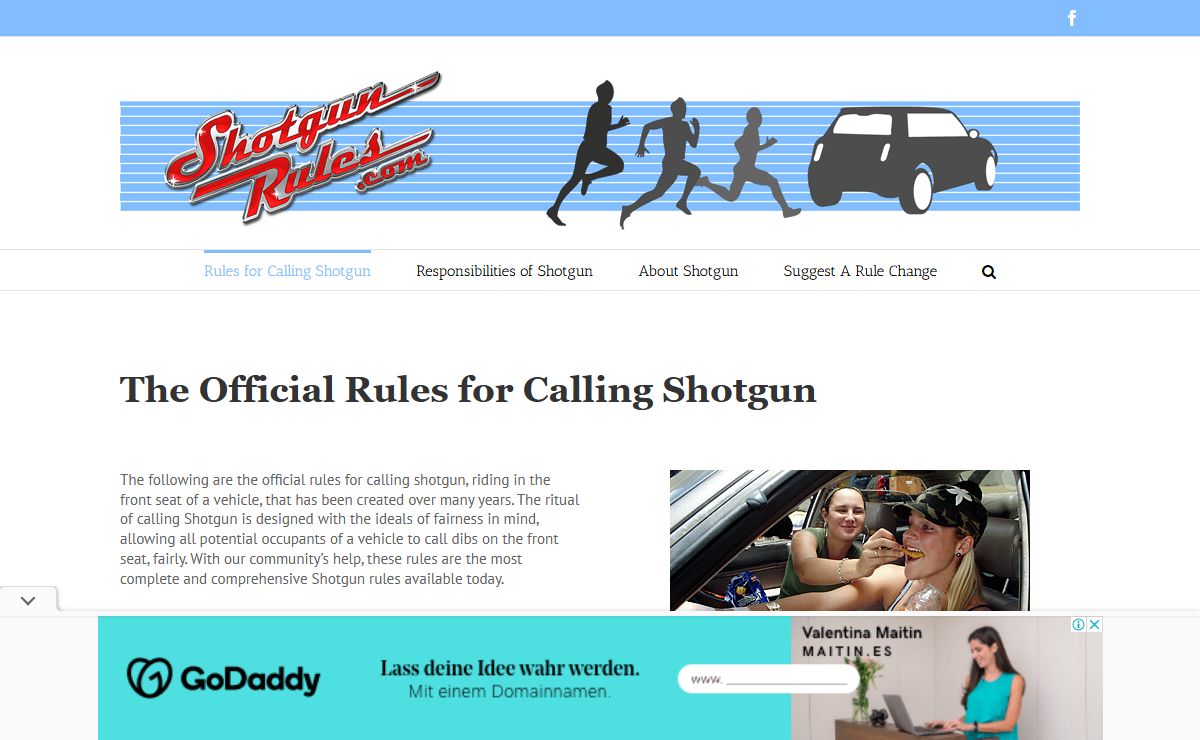Official rules for calling shotgun in a car - Responsibilities Riding Shotgun