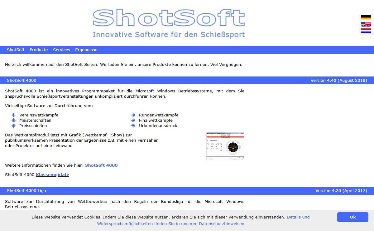 ShotSoft - Innovative Software für den Schiessport
