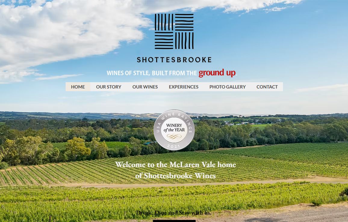 Shottesbrooke Vineyards | cellar door | 101 Bagshaws Road, McLaren Flat SA, Australia