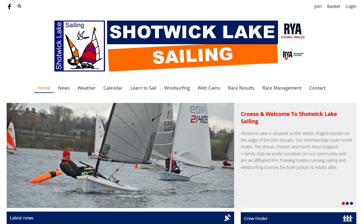 Home : Shotwick Lake Sailing Club