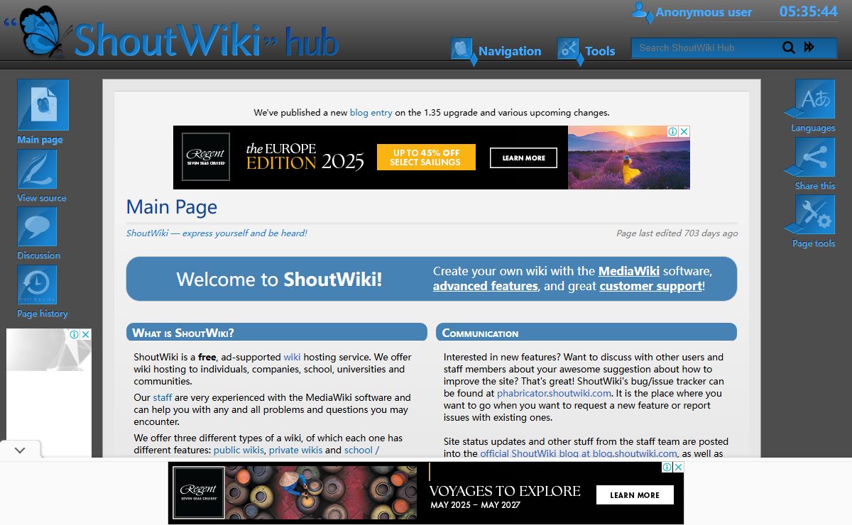 ShoutWiki — express yourself and be heard!