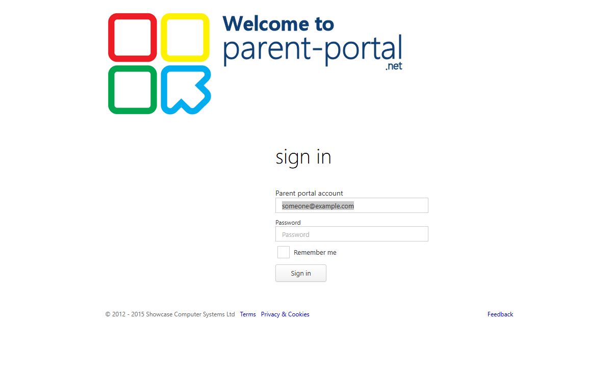 Parent Portal - Sign In