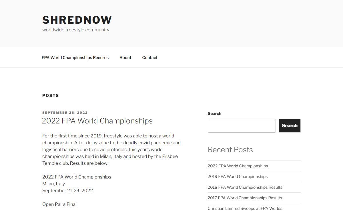 shrednow – worldwide freestyle community