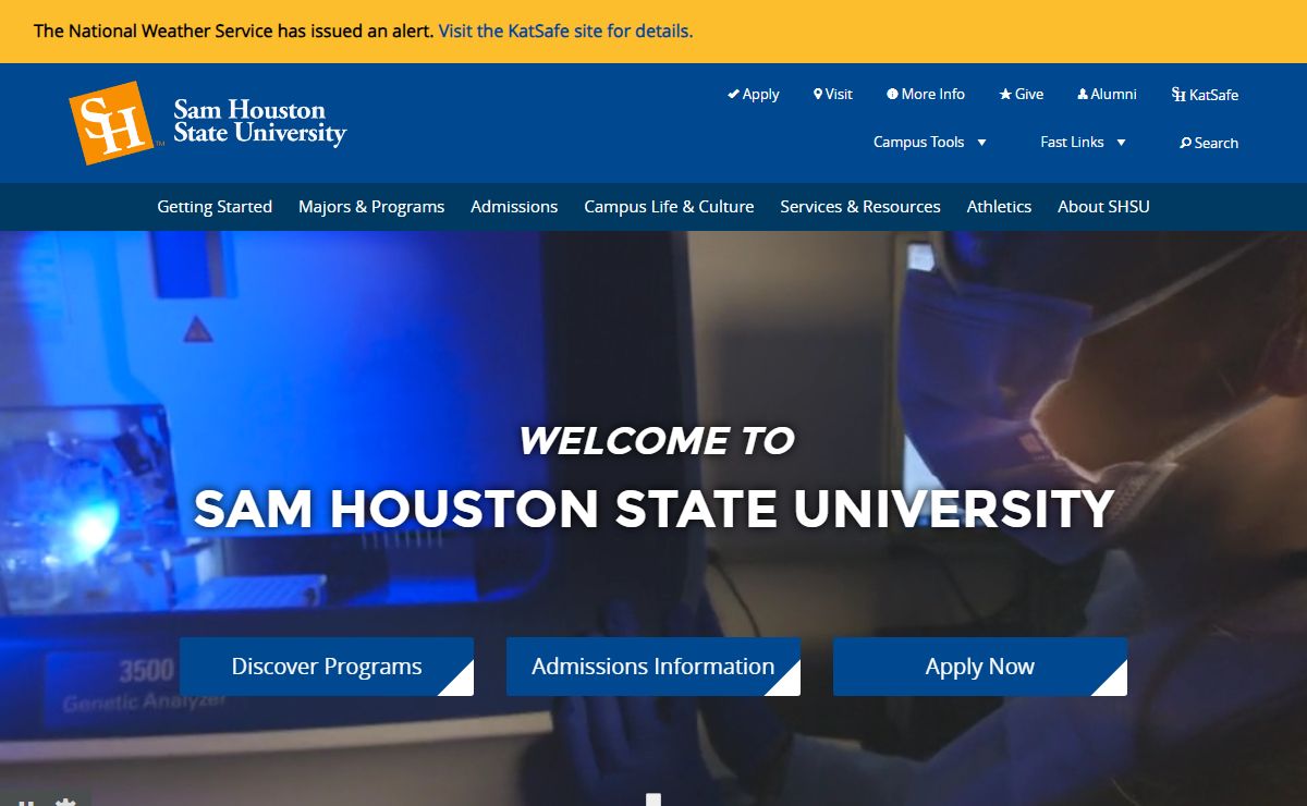 Sam Houston State University - Huntsville, TX