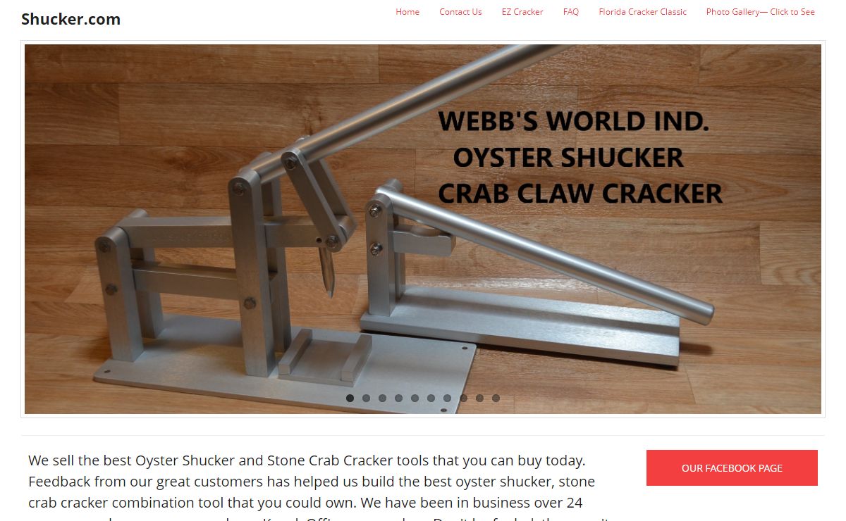 Shucker.com | Oyster Shucker and EZ Cracker