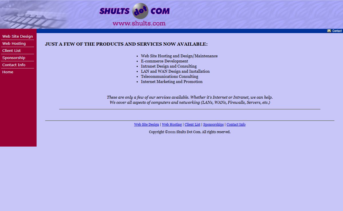 Shults Dot Com