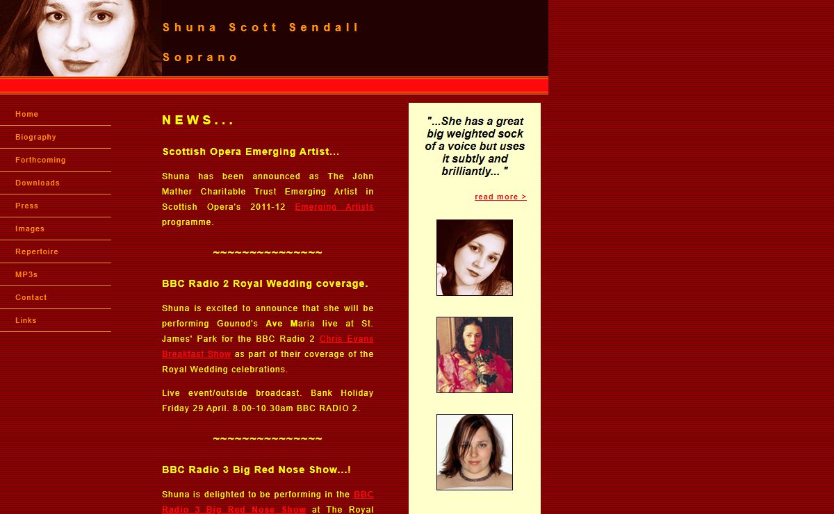 Shuna Sendall - Soprano