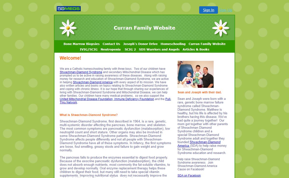 Curran Family Website