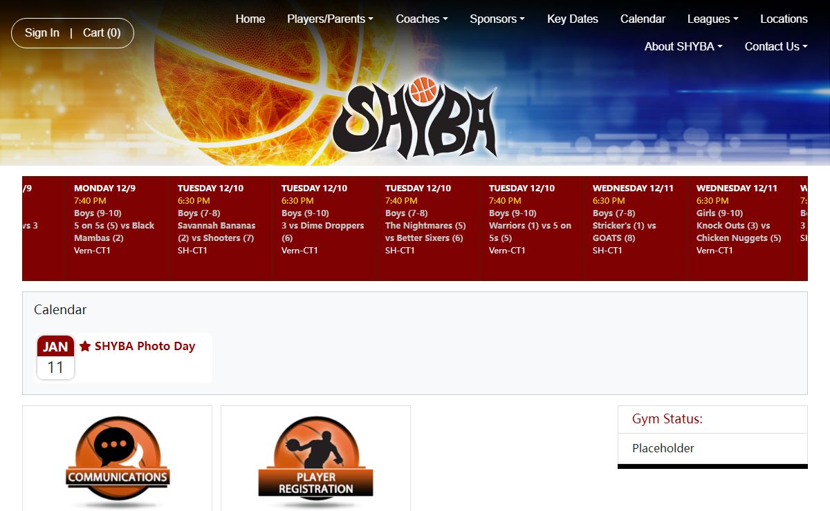 SHYBA Basketball