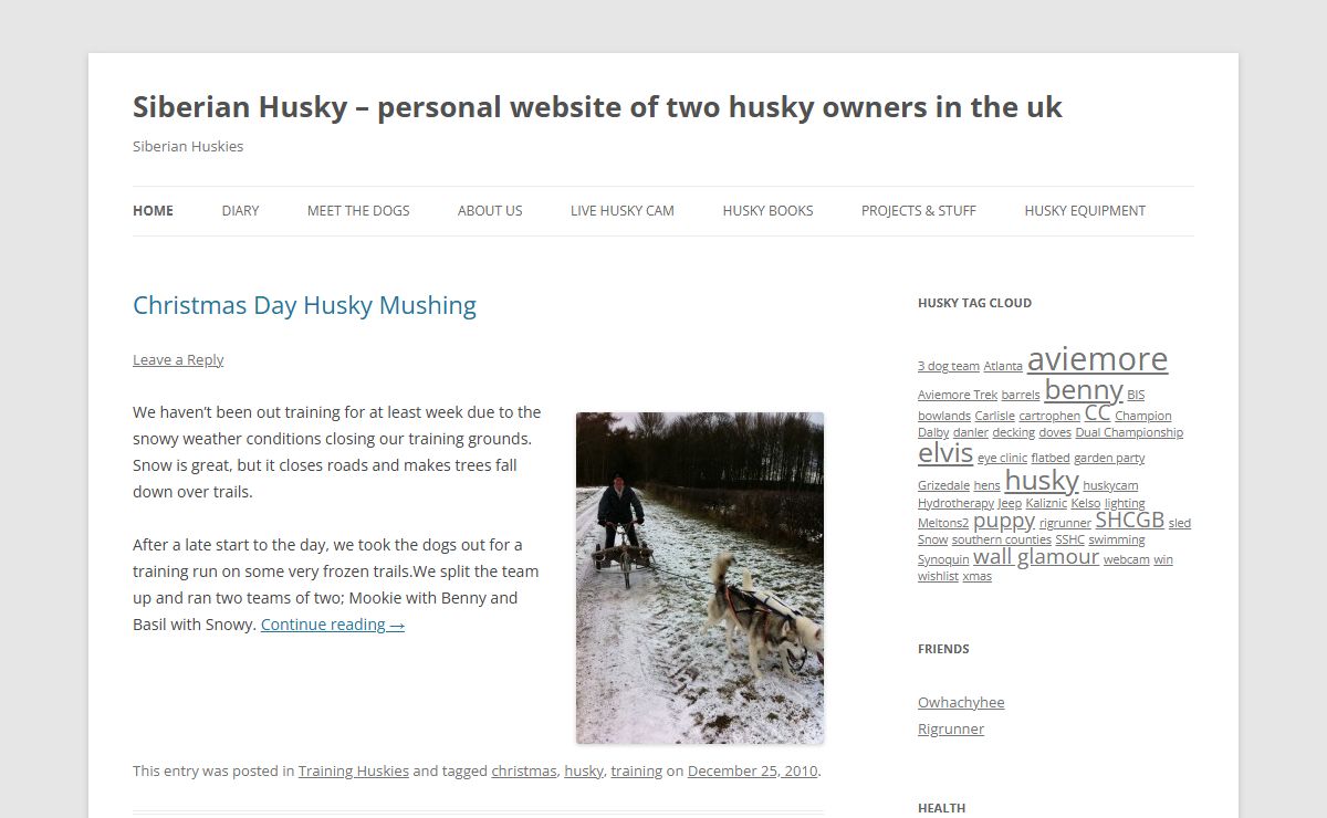 Siberian Husky – personal website of two husky owners in the uk | Siberian Huskies
