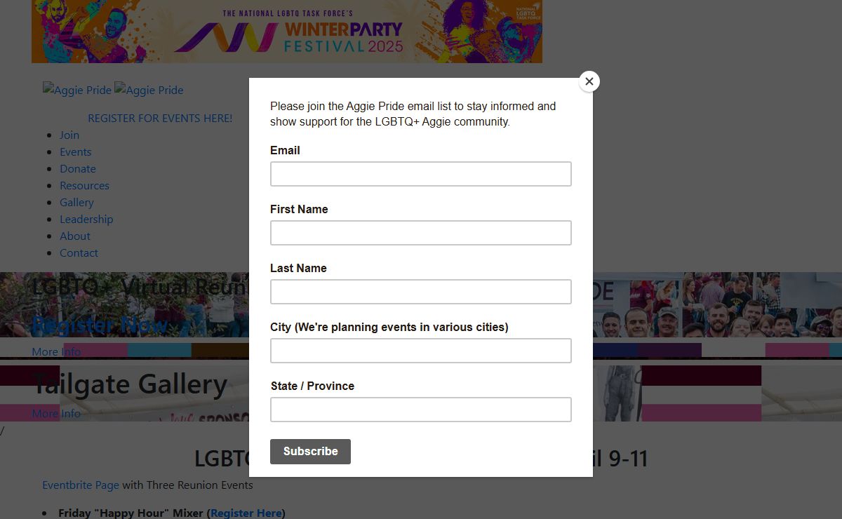 Aggie Pride LGBTQ Network of Texas A&M University