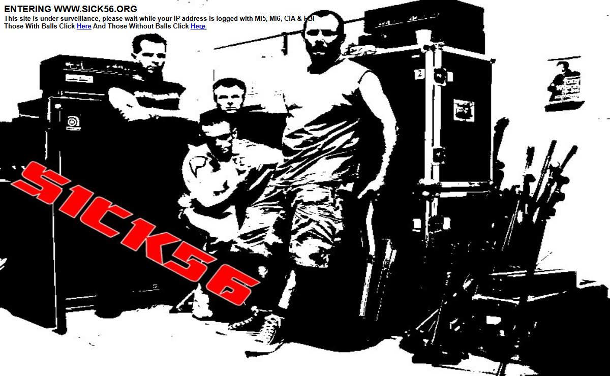 SICK56 Official UK Website Home Page
