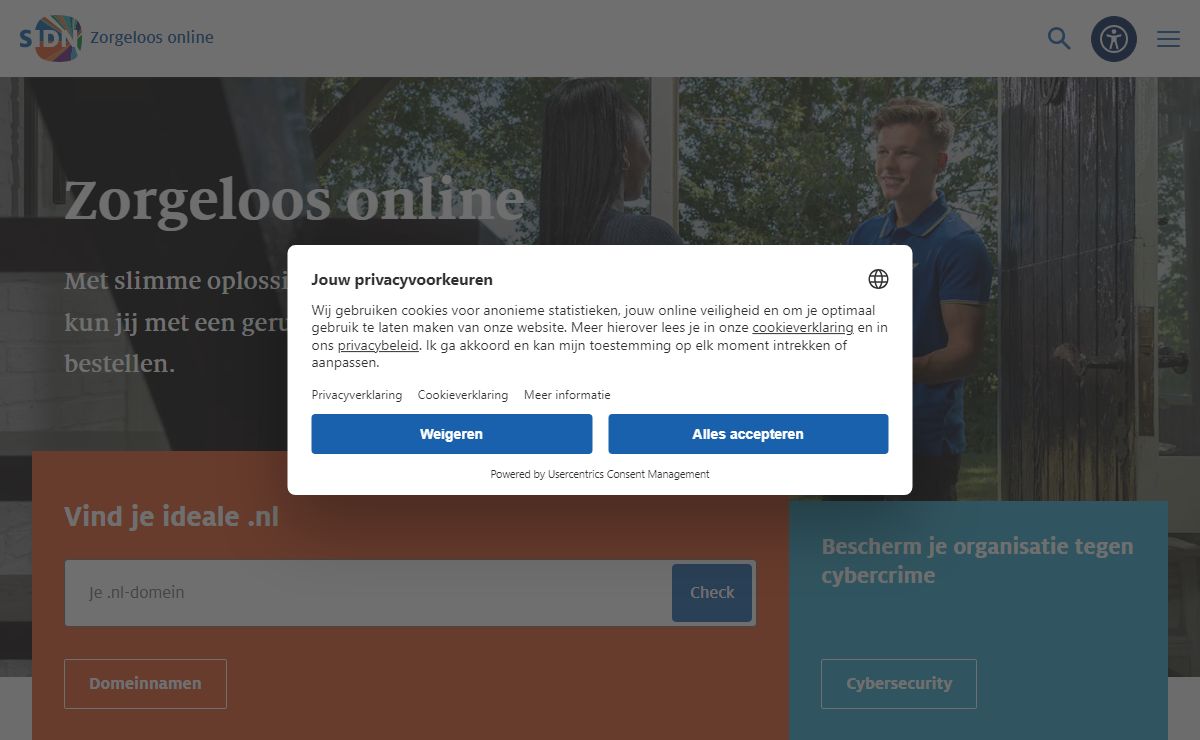 Zorgeloos online | SIDN