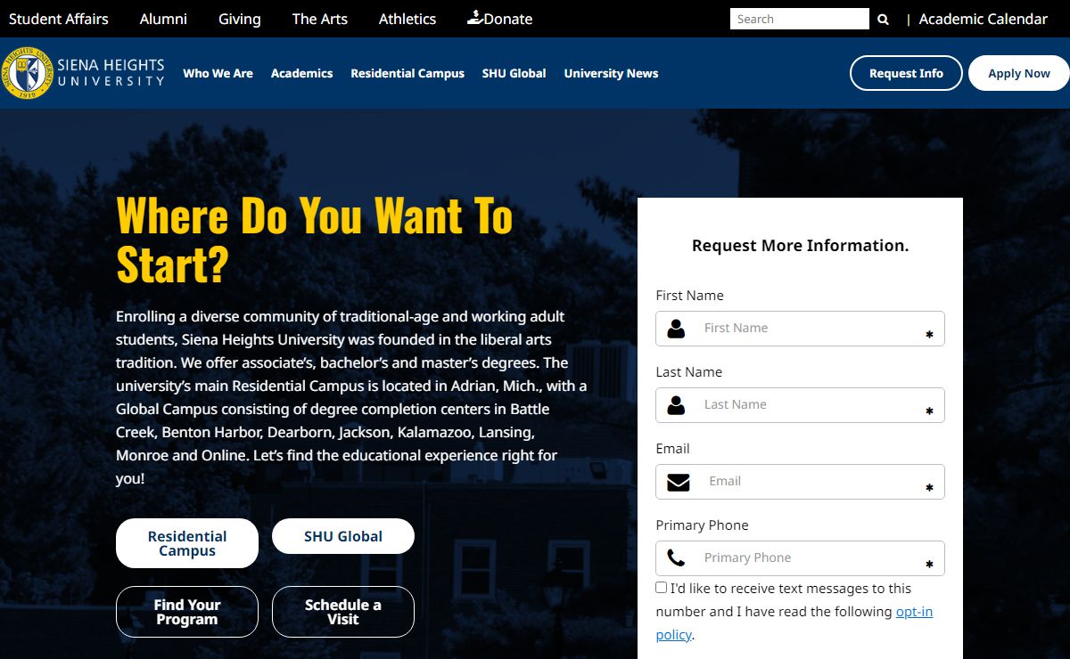 Siena Heights University