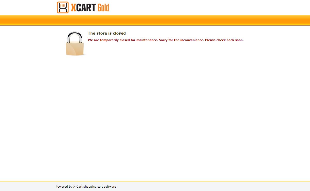 The store is closed