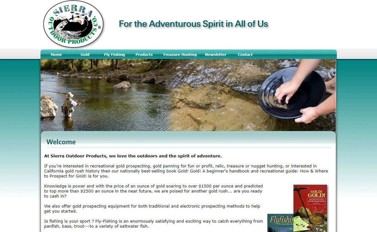 Gold Prospecting: Sierra Outdoor Products