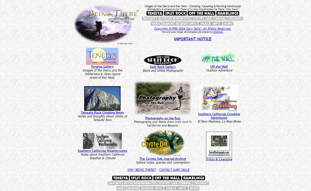 Landscape photography and adventure photography of the Sierra, and the wilderness and open space areas of the West.