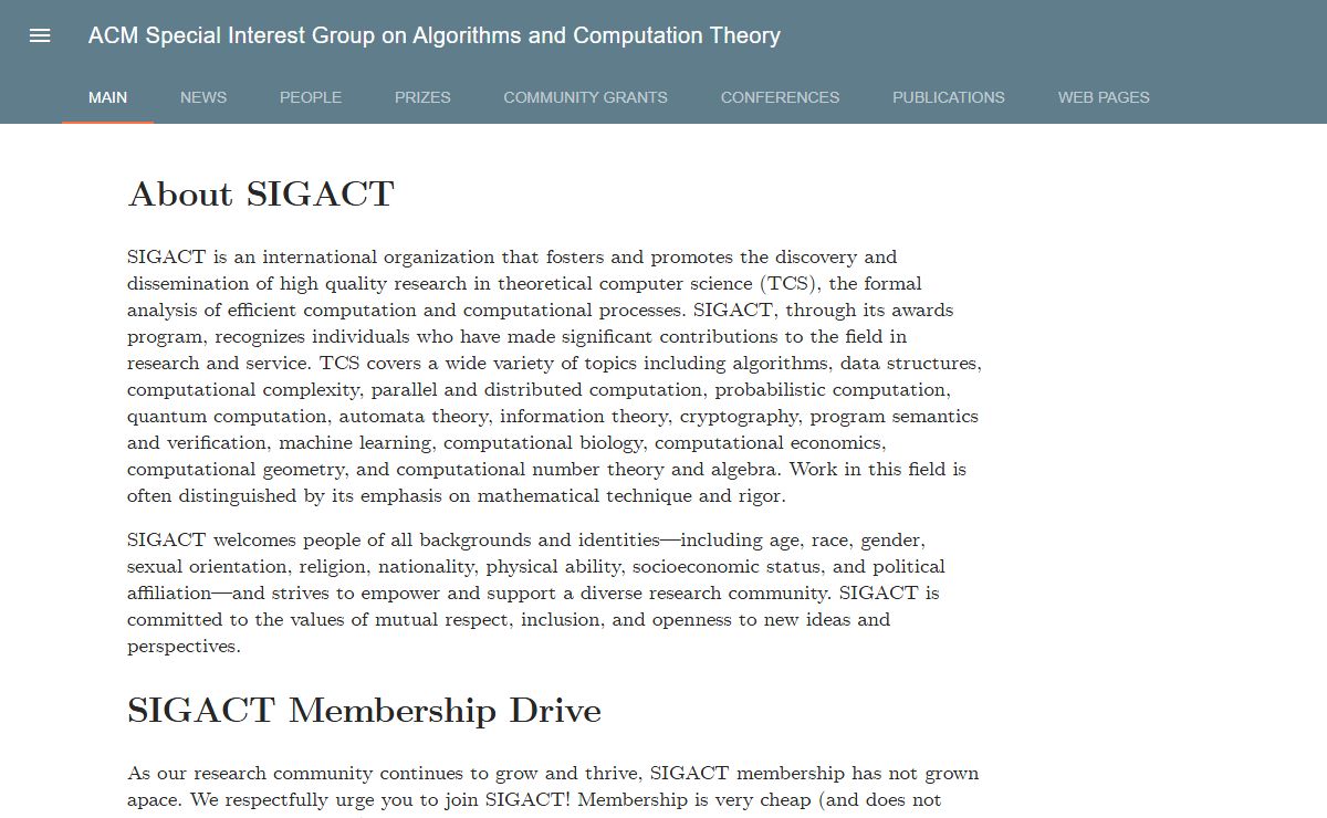ACM SIGACT