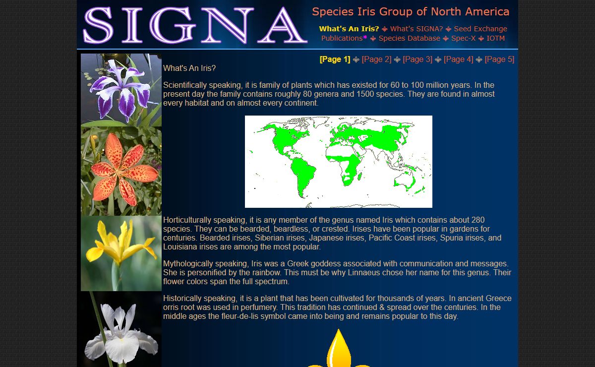 SIGNA: The Species Iris Group of North America