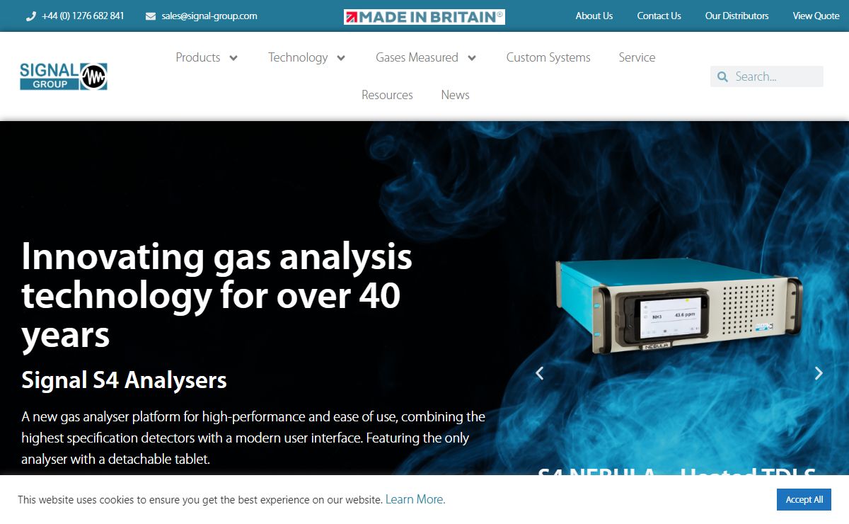 Gas Analysers for Emissions Monitoring | Signal Group - Signal Group