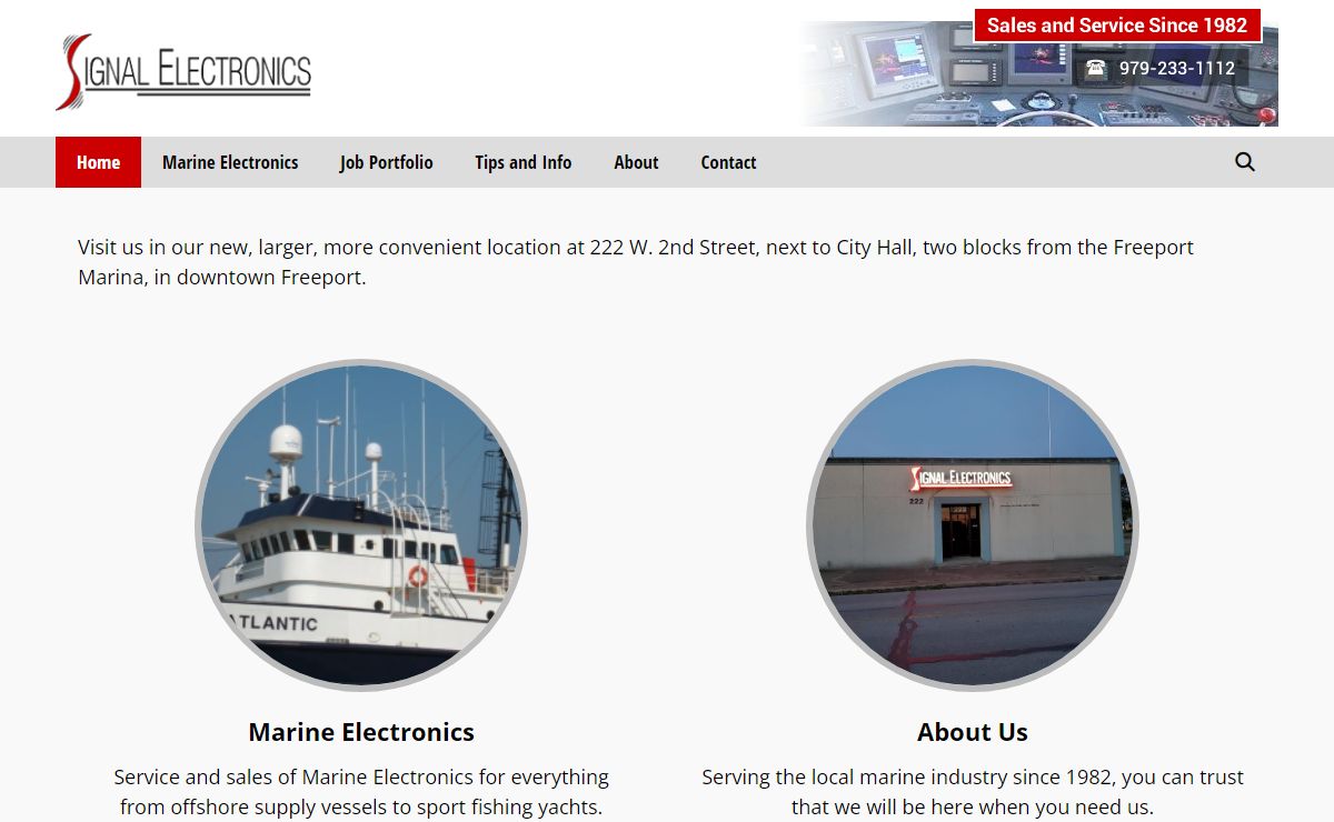 Signal Electronics – Marine Electronics, Security and Surveillance.
