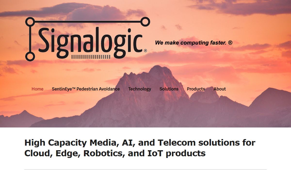 Signalogic® We make computing faster.®