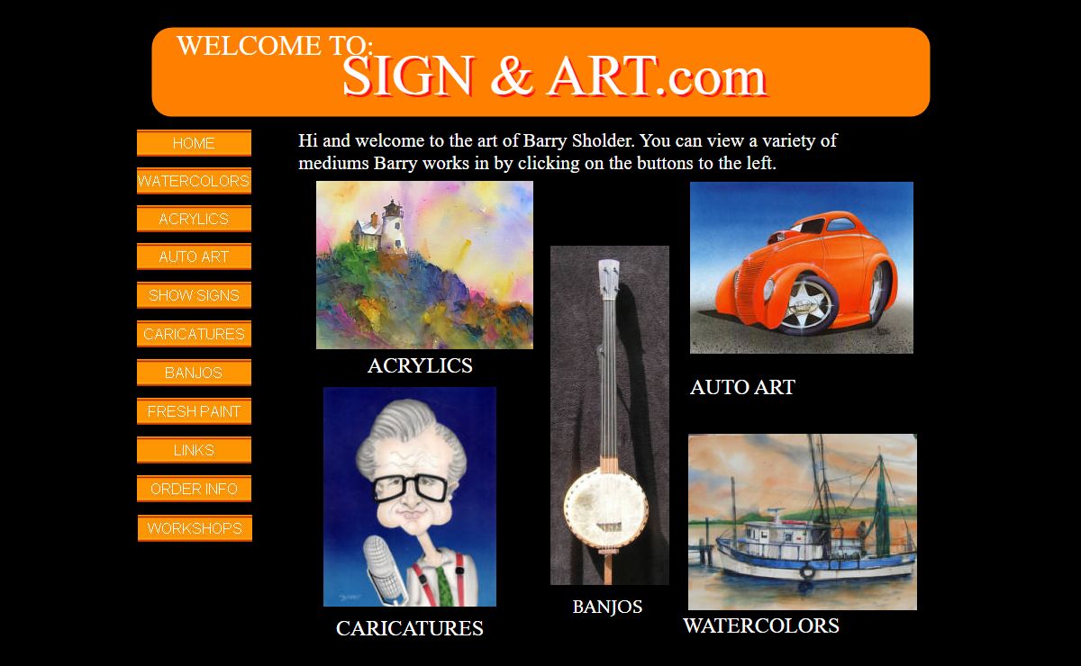 the art of Barry sholder
