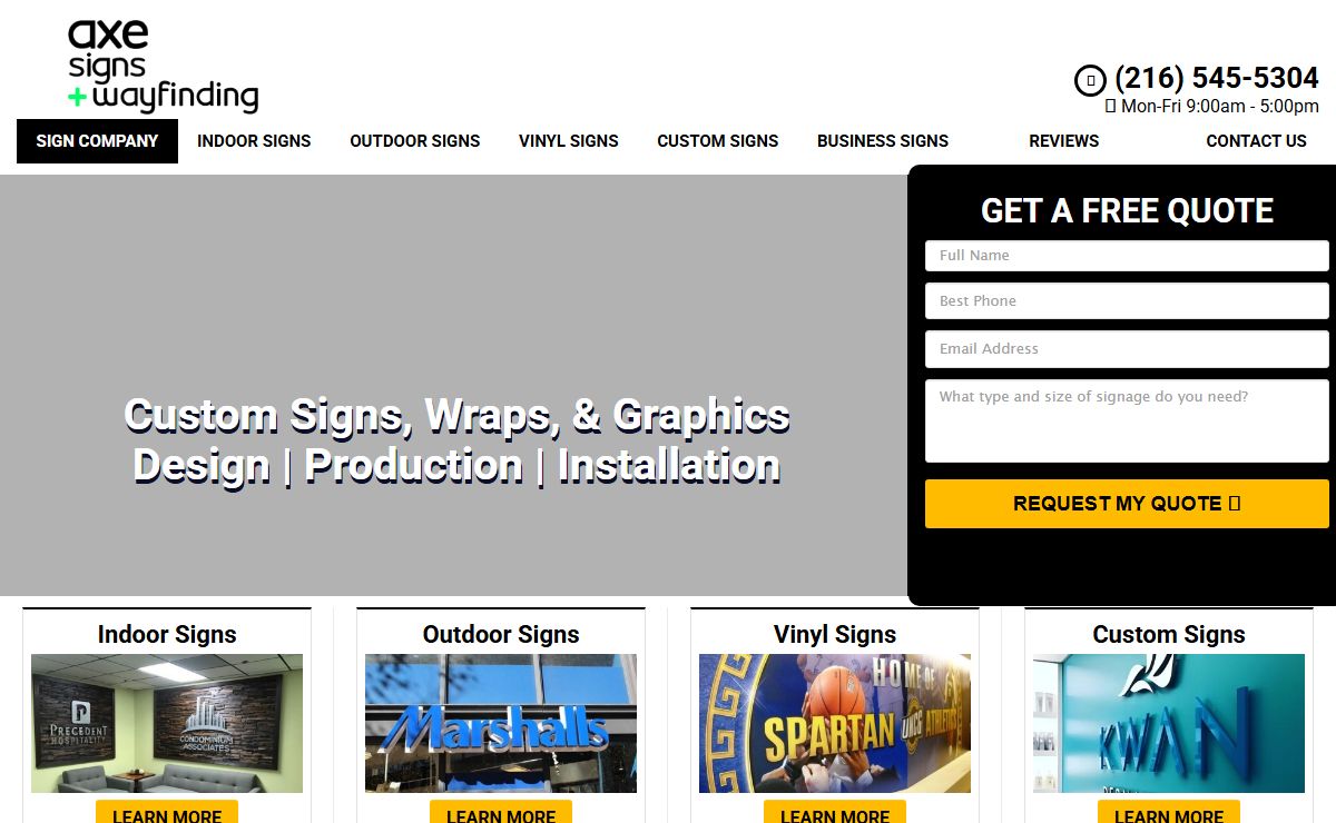 Cleveland, OH Best Sign Company | Custom Signs, Graphics, & More