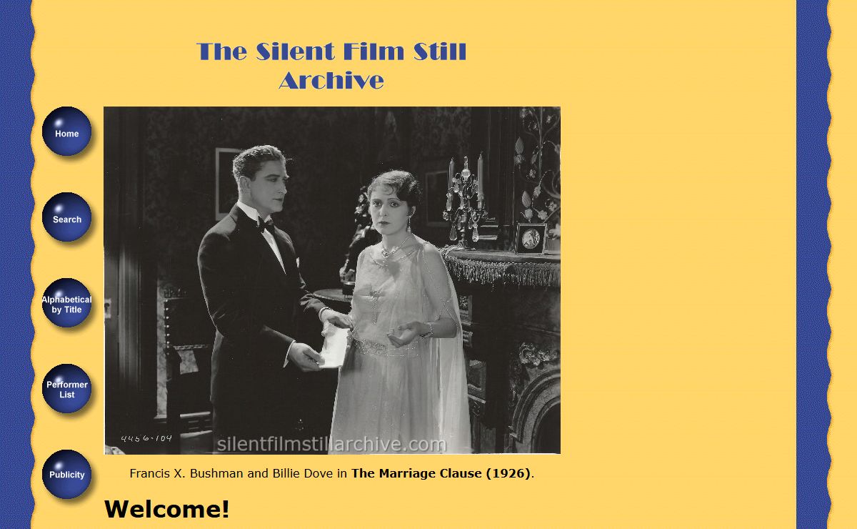 Silent Film Still Archive - silent movie photos and memorabilia