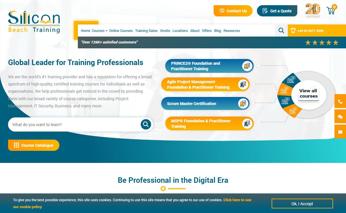 Est. 1998 | UK's leading Provider in Project Management & IT Training