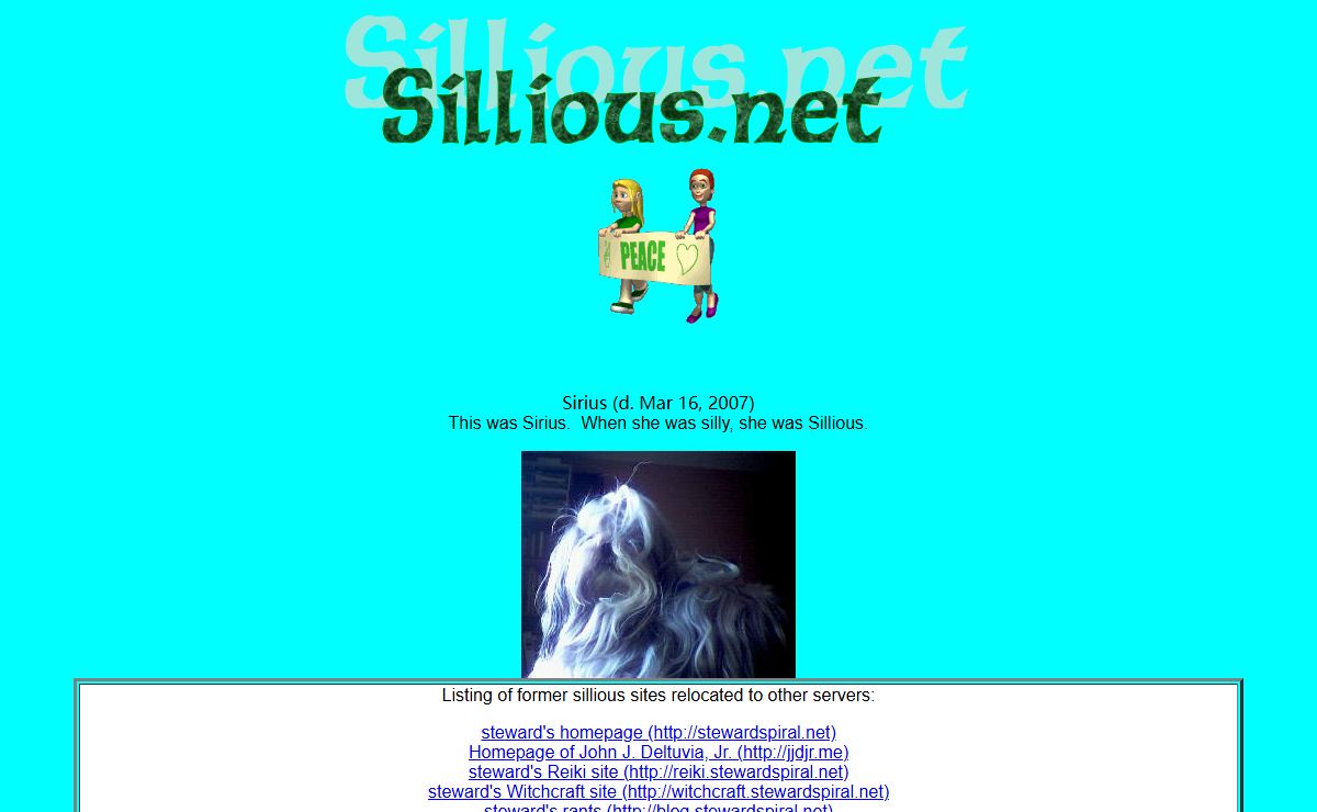 Site Homepage - Sillious.Net