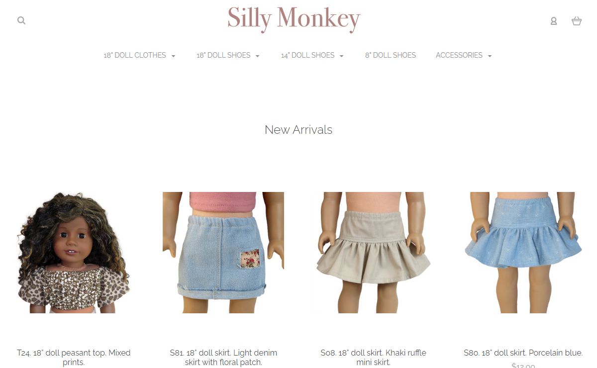 Doll clothes and shoes for American Girl, Wellie Wishers, Ruby Red Fashion Friends, and Itty Bitty Baby.