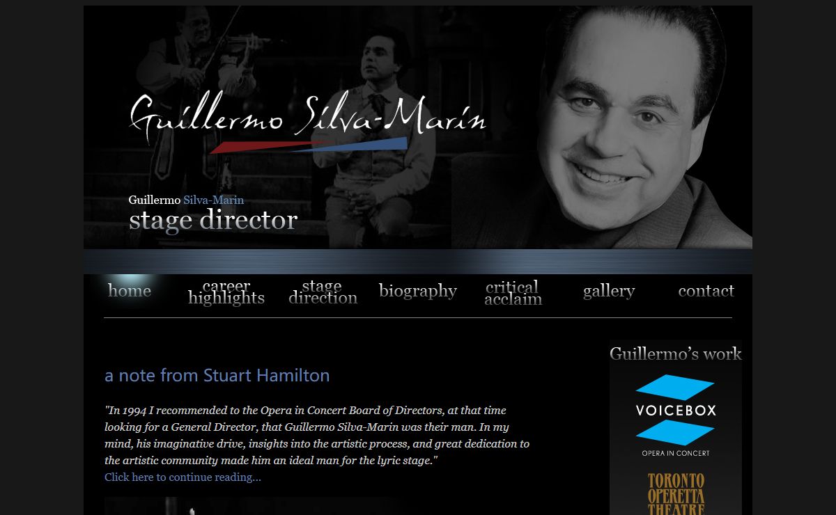 Guillermo Silva-Marin | Stage Director
