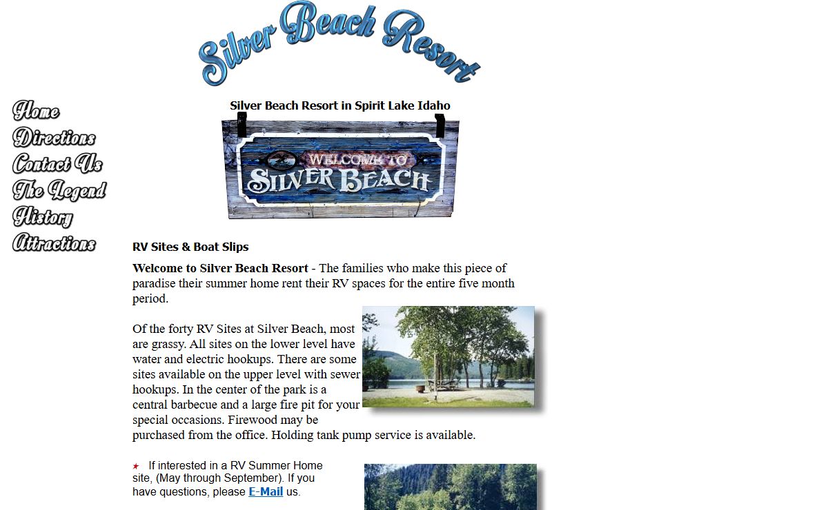 Silver Beach Resort Vacation in Beautiful Spirit Lake, North Idaho.