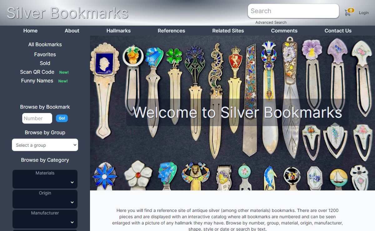 Silver Bookmarks