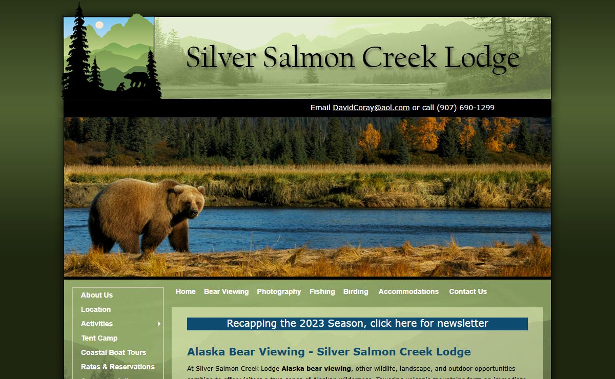 Alaska Bear Viewing - Silver Salmon Creek Lodge