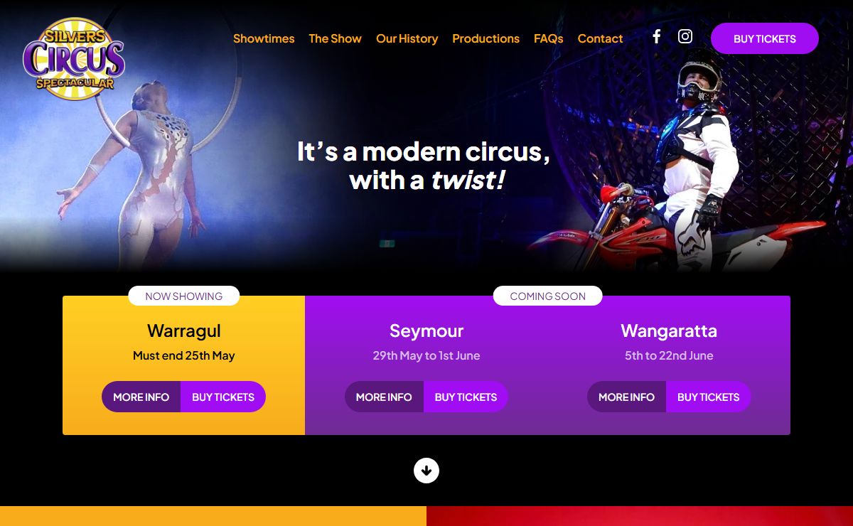 Silvers Circus | It’s a modern circus  with a twist!