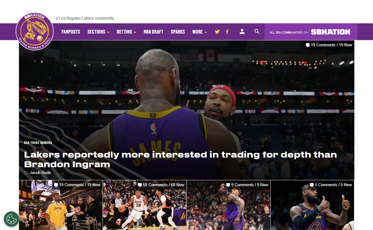 Silver Screen and Roll, a Los Angeles Lakers community