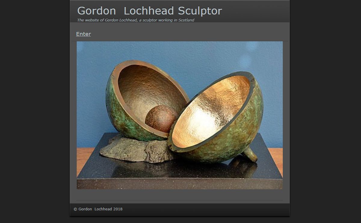 Enter | Gordon Lochhead Sculptor