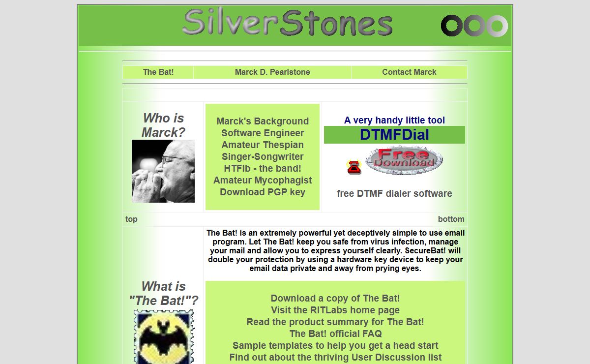 Silverstones.com - Marck D. Pearlstone's home page
