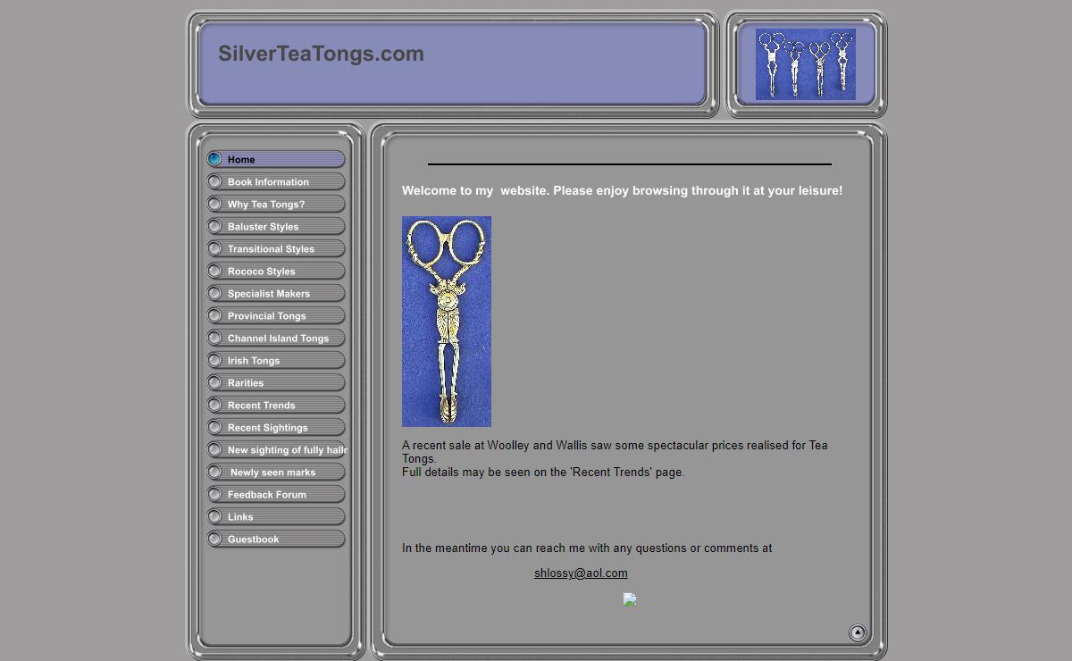 SilverTeaTongs.com