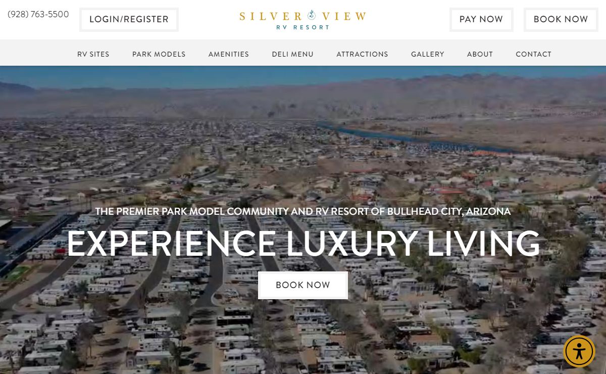 Silver View RV Resort | Park Model Homes Bullhead City, Arizona