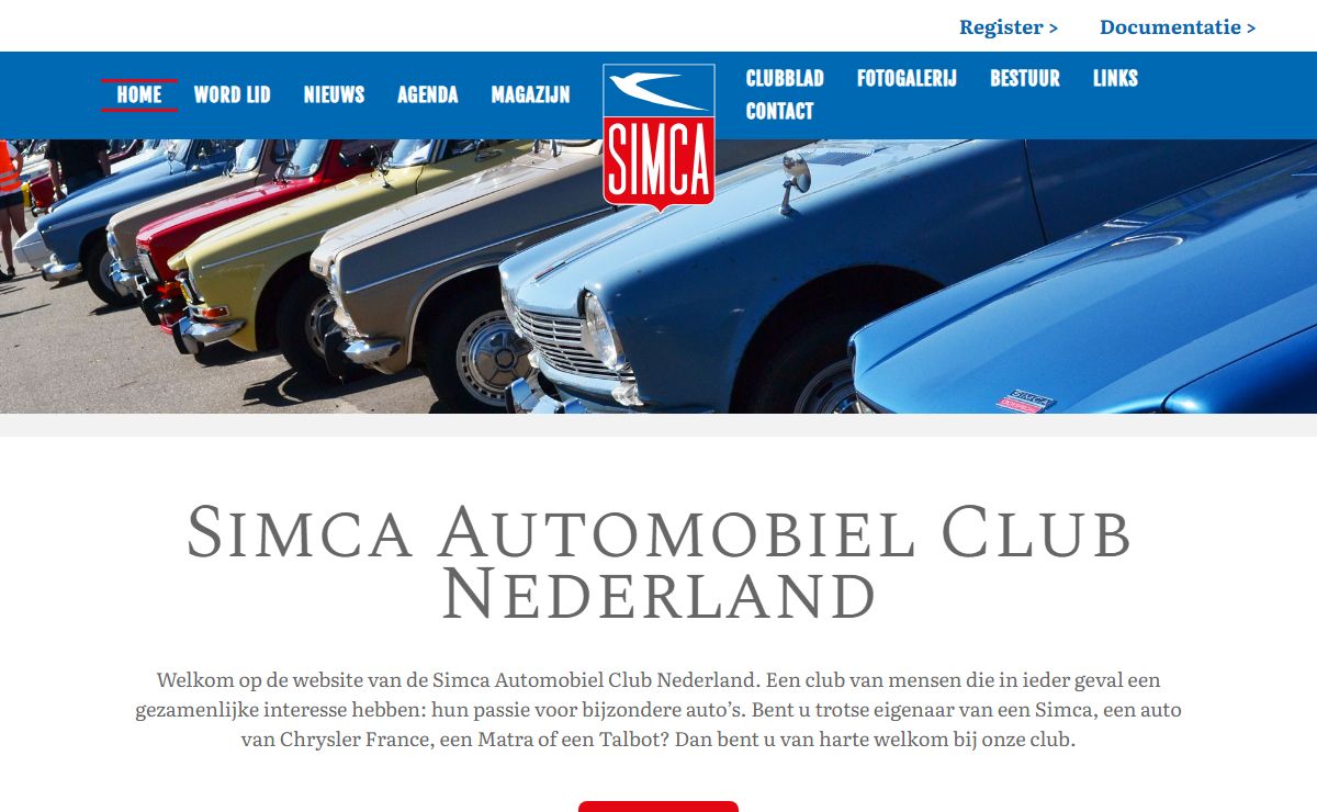 Simca Automobiel Club Nederland – Opgericht in 1985