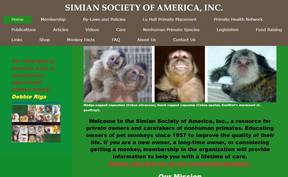 The Simian Society - Home