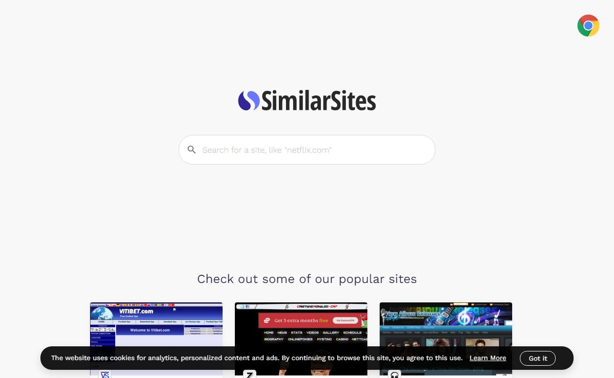 Similarsites.com - Easily Explore alternative websites