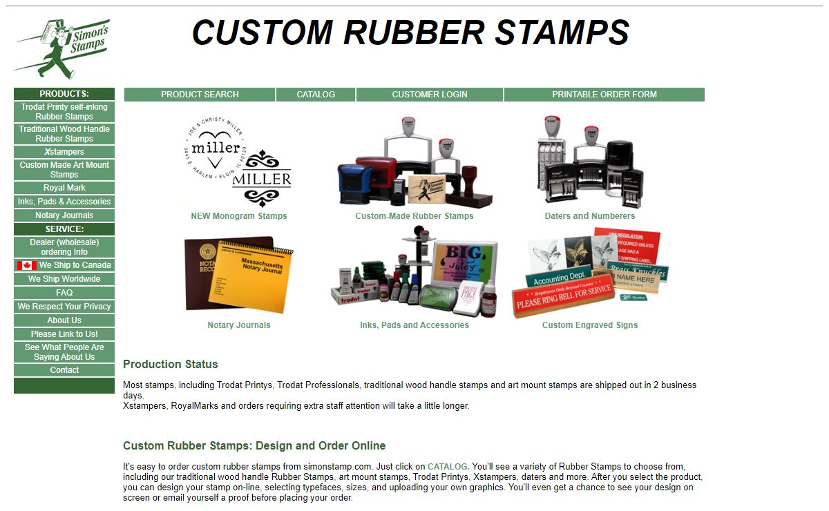Custom Rubber Stamps: Design, Order Online