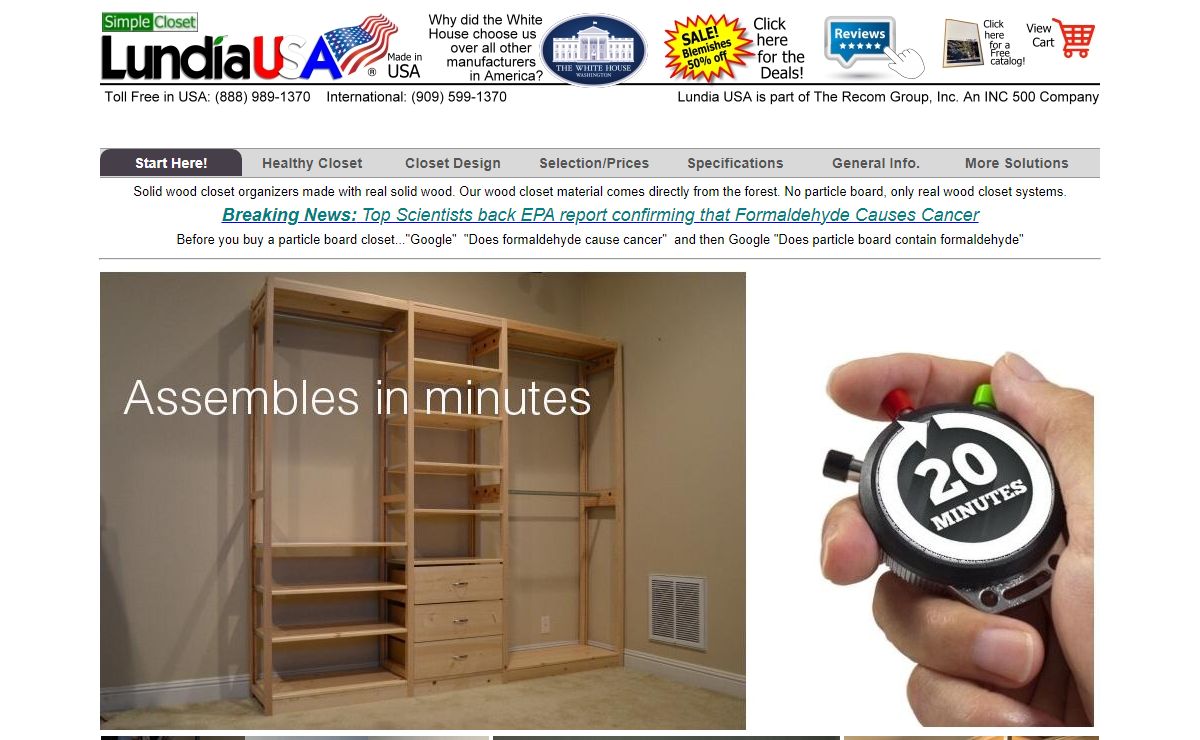 Toxic Free Solid Wood No Particle Board!