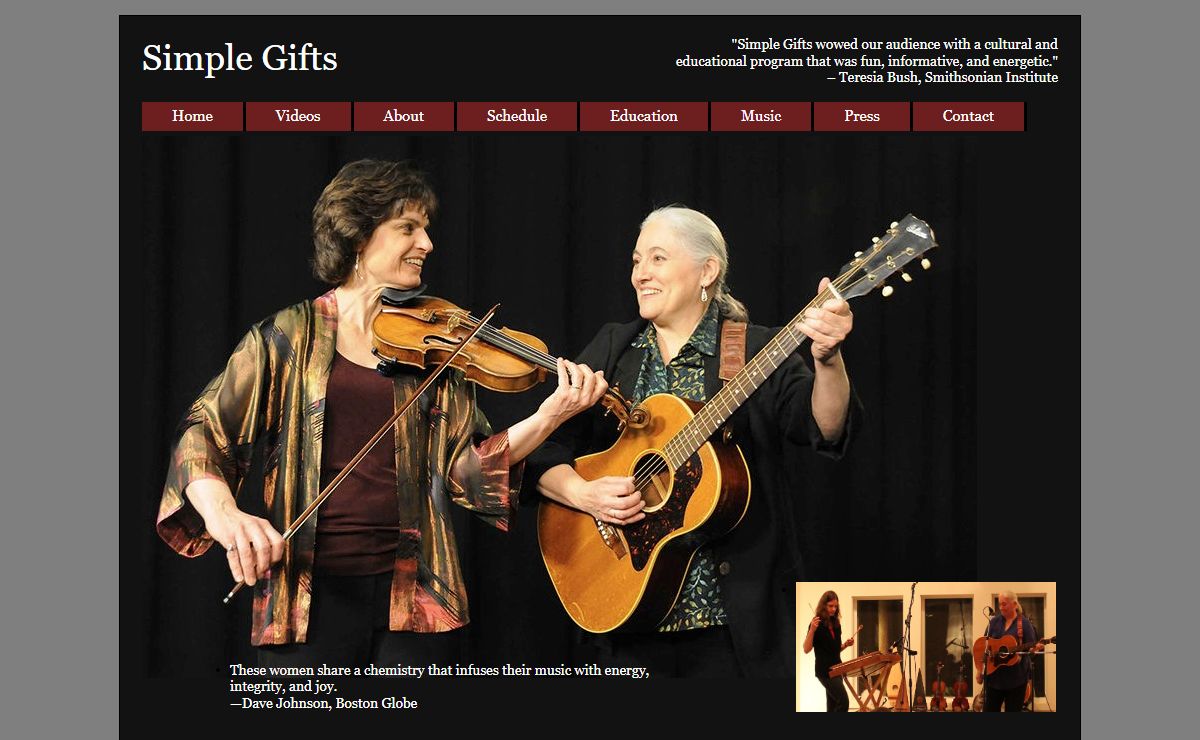Simple Gifts Folk and World Music